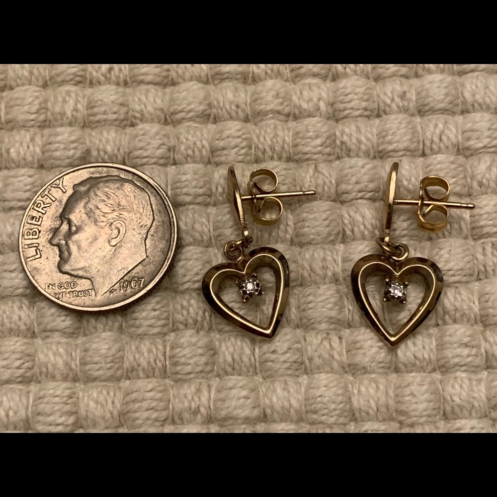 SOLD - Vintage Princess Pride Creations 14KGF earrings - Picture 4 of 10